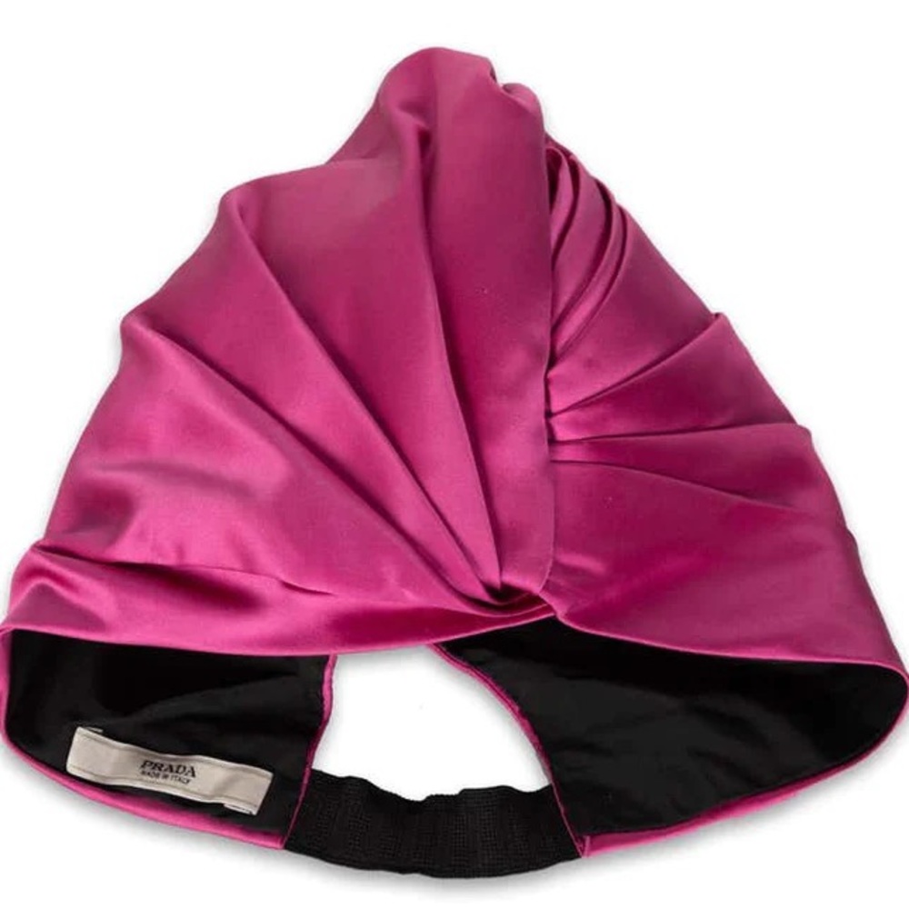 PRADA - Pink Silk Turban